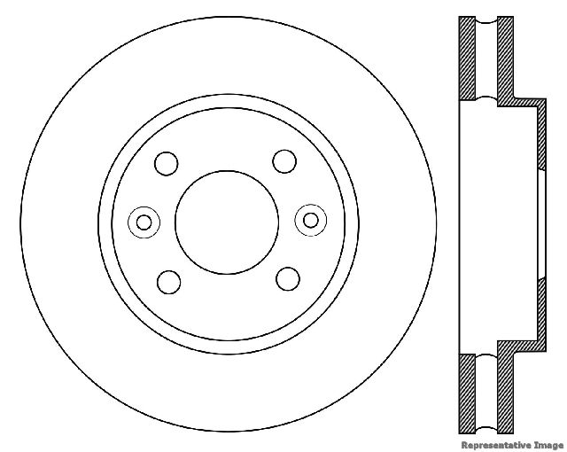2016-2018 Smart Fortwo Disc Brake Rotor - Front (Centric)