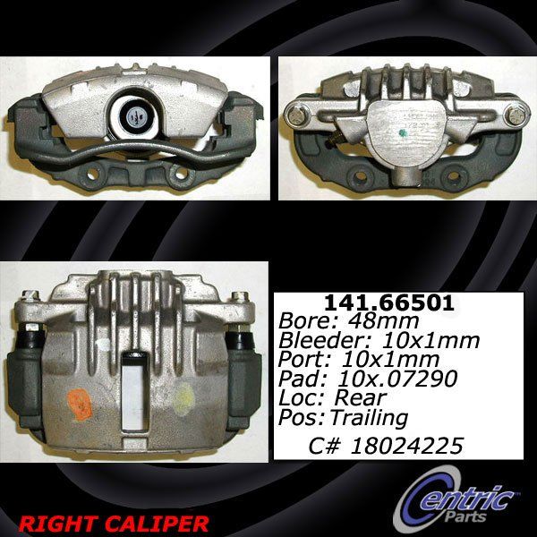 1997-2001 Oldsmobile Bravada Disc Brake Caliper - Rear Right (Centric)