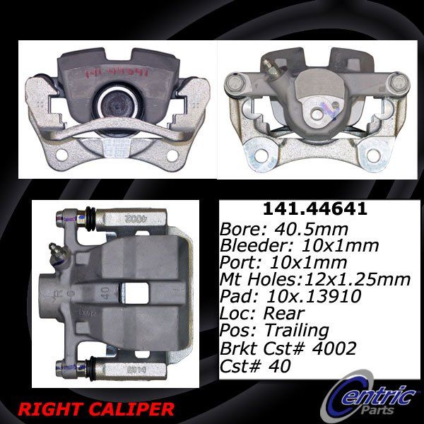 2010-2011 Lexus RX350 Disc Brake Caliper - Rear Right (Centric)