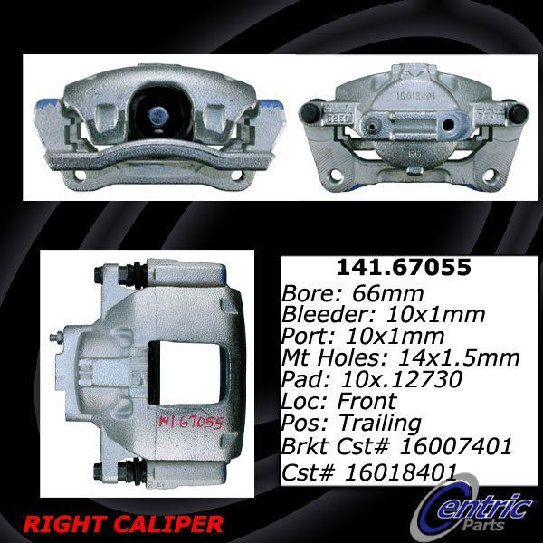 2007-2011 Dodge Nitro Disc Brake Caliper - Front Right (Centric)