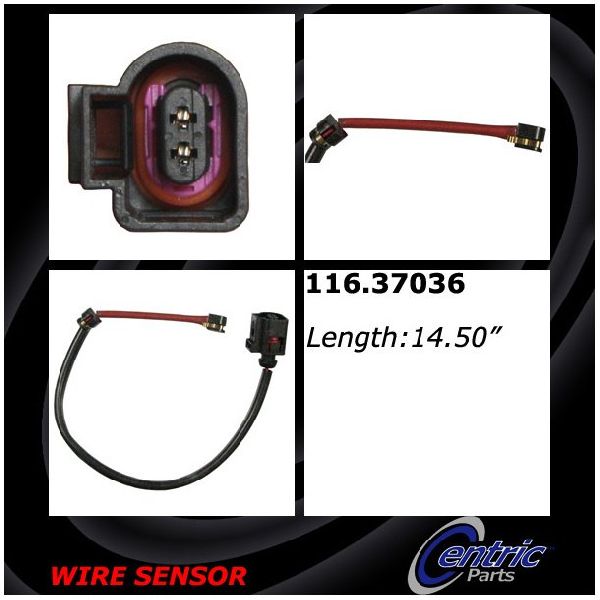2008-2018 Porsche Cayenne Disc Brake Pad Wear Sensor - Front (Centric)