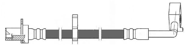 2011-2020 Ram 1500 Brake Hydraulic Hose - Front Right (Centric)