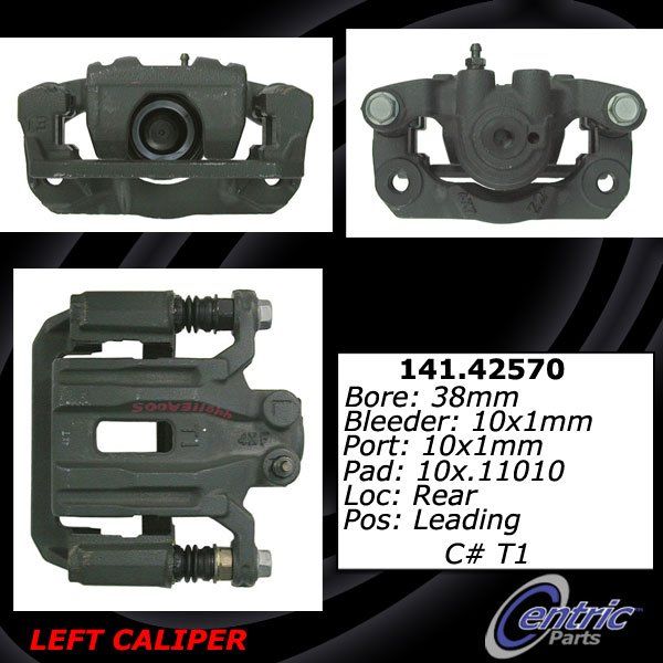 2004-2005 Nissan Pathfinder Disc Brake Caliper - Rear Left (Centric)