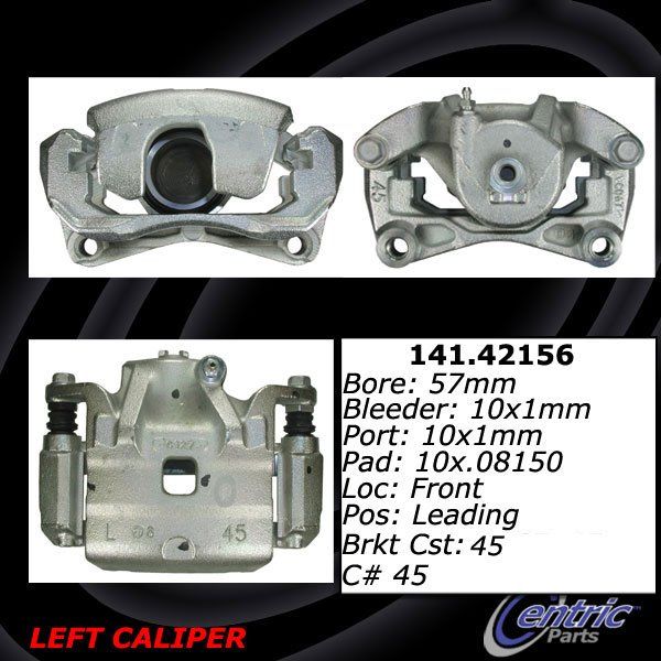 2007-2009 Nissan Altima Disc Brake Caliper - Front Left (Centric)