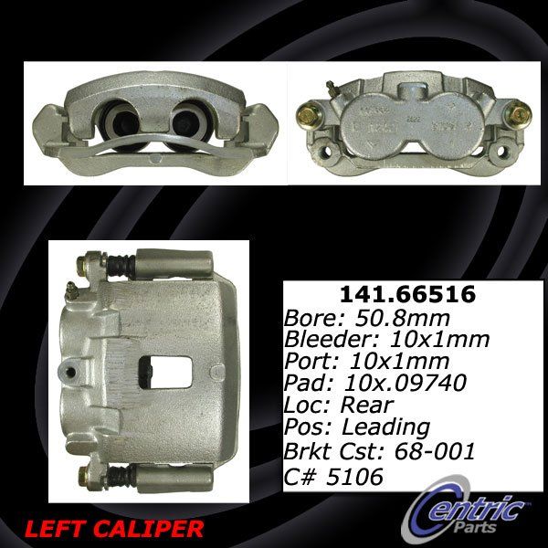 2003-2020 Chevrolet Express 3500 Disc Brake Caliper - Rear Left (Centric)