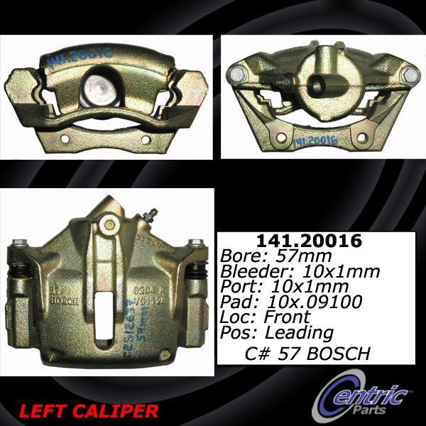 2002-2008 Jaguar X-Type Disc Brake Caliper - Front Left (Centric)