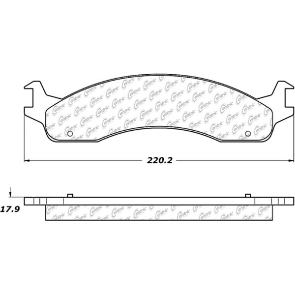 1998 Dodge B3500 Disc Brake Pad Set - Front (Centric)