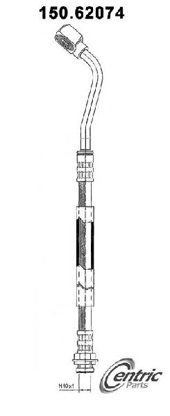 1991-2002 Saturn SL1 Brake Hydraulic Hose - Front Right (Centric)
