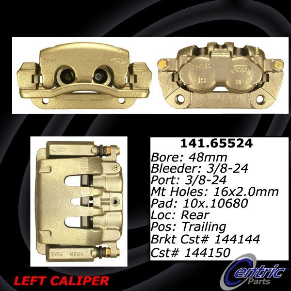 2005-2007 Ford F-350 Super Duty Disc Brake Caliper - Rear Left (Centric)