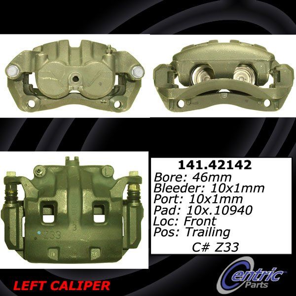 2009-2012 Suzuki Equator Disc Brake Caliper - Front Left (Centric)