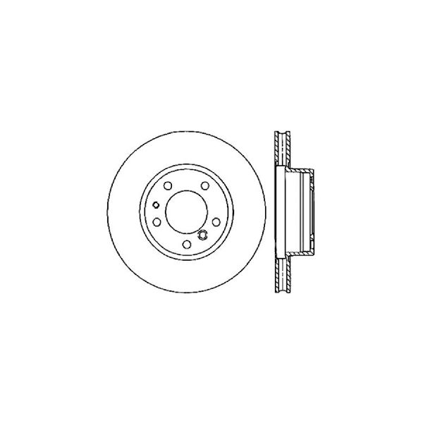 1993-1994 BMW 740i Disc Brake Rotor - Front (Centric)