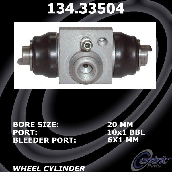 1996-1997 Volkswagen Passat Drum Brake Wheel Cylinder - Rear (Centric)