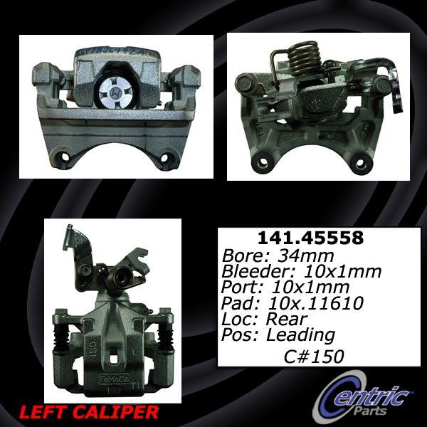 2006-2007 Mazda 6 Disc Brake Caliper - Rear Left (Centric)