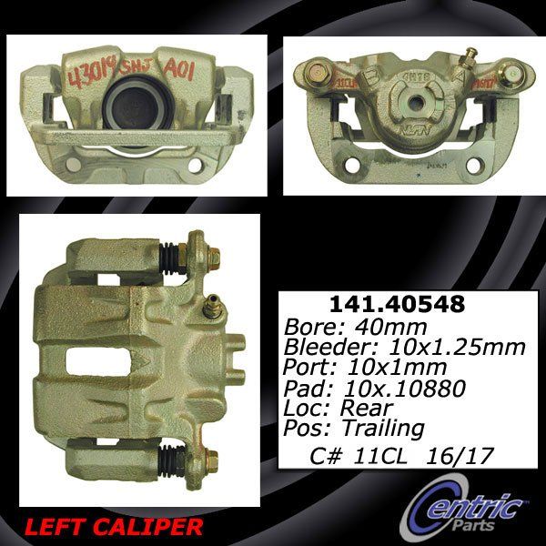 2005-2010 Honda Odyssey Disc Brake Caliper - Rear Left (Centric)