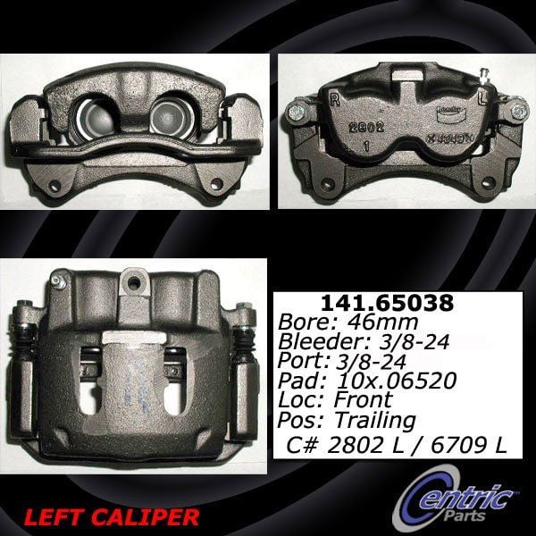 1997-2001 Mercury Mountaineer Disc Brake Caliper - Front Left (Centric)