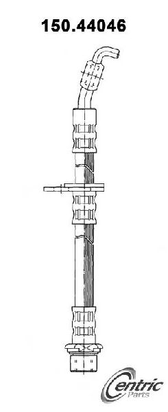 1992-1996 Lexus ES300 Brake Hydraulic Hose - Front Left (Centric)