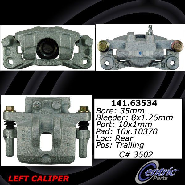 2008-2014 Dodge Avenger Disc Brake Caliper - Rear Left (Centric)