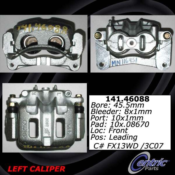 2004-2011 Mitsubishi Endeavor Disc Brake Caliper - Front Right (Centric)
