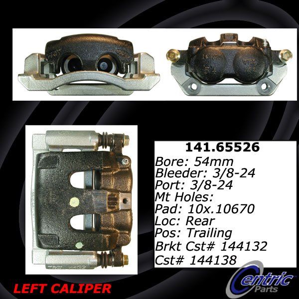 2005-2012 Ford F-350 Super Duty Disc Brake Caliper - Rear Left (Centric)