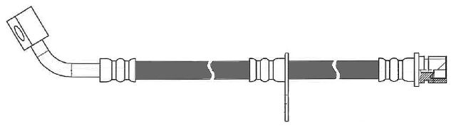 2012-2015 Chevrolet Camaro Brake Hydraulic Hose - Front Right (Centric)