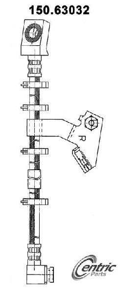 1990 Chrysler Imperial Brake Hydraulic Hose - Front Right (Centric)