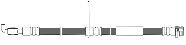 2013-2020 Ford Fusion Brake Hydraulic Hose - Front Right (Centric)
