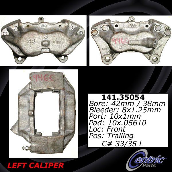 1994-1997 Mercedes-Benz SL320 Disc Brake Caliper - Front Left (Centric)