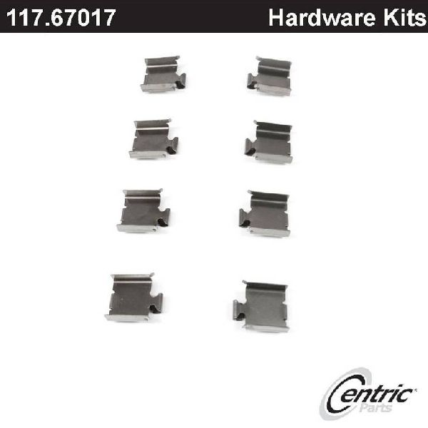 2011-2018 Ram 3500 Disc Brake Hardware Kit - Front (Centric)