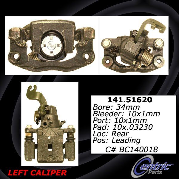 2006-2008 Hyundai Tiburon Disc Brake Caliper - Rear Left (Centric)