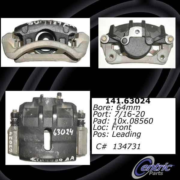 2001-2004 Dodge Caravan Disc Brake Caliper - Front Left (Centric)
