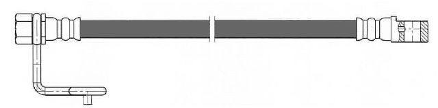 2012 Ram 3500 Brake Hydraulic Hose - Rear Left or Rear Left Lower (Centric)