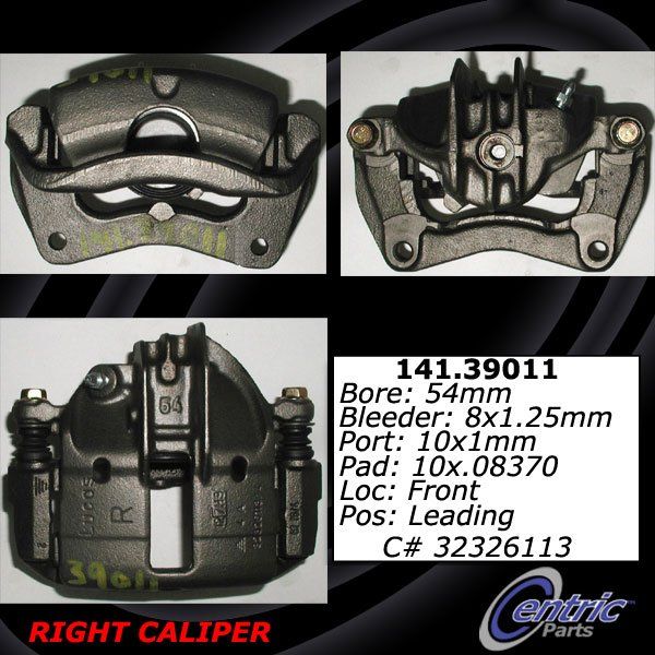 2000-2012 Volvo S40 Disc Brake Caliper - Front Right (Centric)