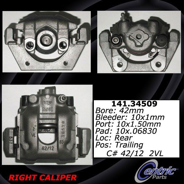 2000-2006 BMW X5 Disc Brake Caliper - Rear Right (Centric)