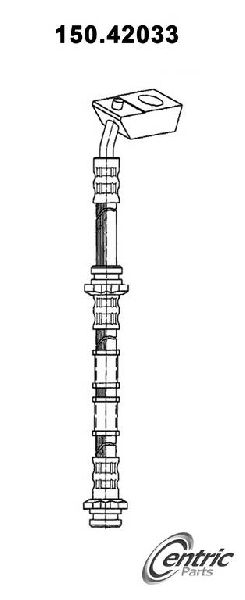 1984-1985 Nissan Maxima Brake Hydraulic Hose - Front Left (Centric)