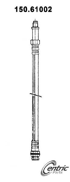 1964-1966 Ford Mustang Brake Hydraulic Hose - Front (Centric)
