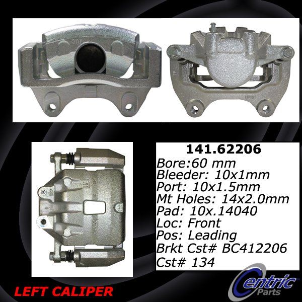 2011-2017 Chevrolet Caprice Disc Brake Caliper - Front Left (Centric)