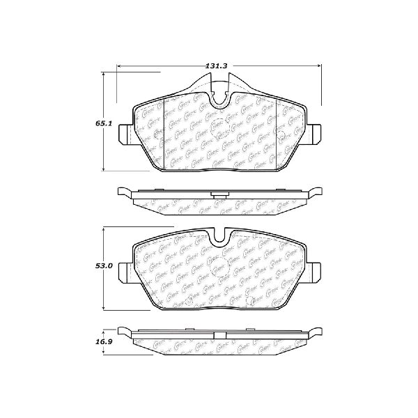 2007-2023 Mini Cooper Disc Brake Pad Set - Front (Centric)