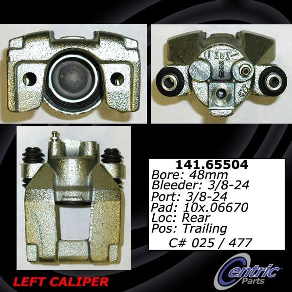 1997-2001 Mercury Mountaineer Disc Brake Caliper - Rear Left (Centric)