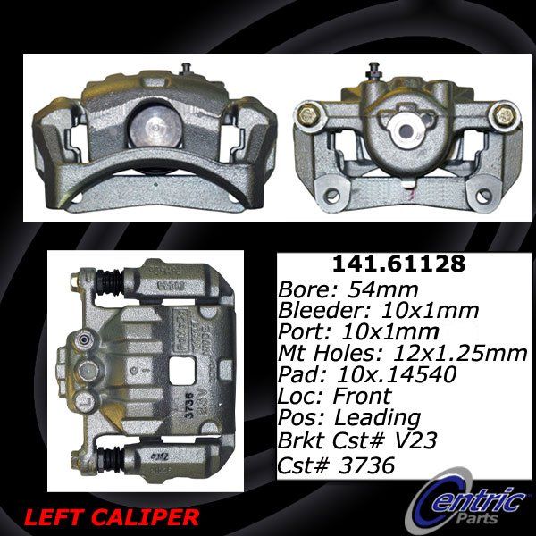 2011-2019 Ford Fiesta Disc Brake Caliper - Front Left (Centric)