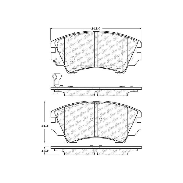 2016 Chevrolet Equinox Disc Brake Pad Set - Front (Centric)