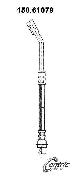 1999-2004 Ford Mustang Brake Hydraulic Hose - Front Left (Centric)