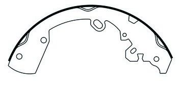 2011 Ram Dakota Drum Brake Shoe - Rear (Centric)