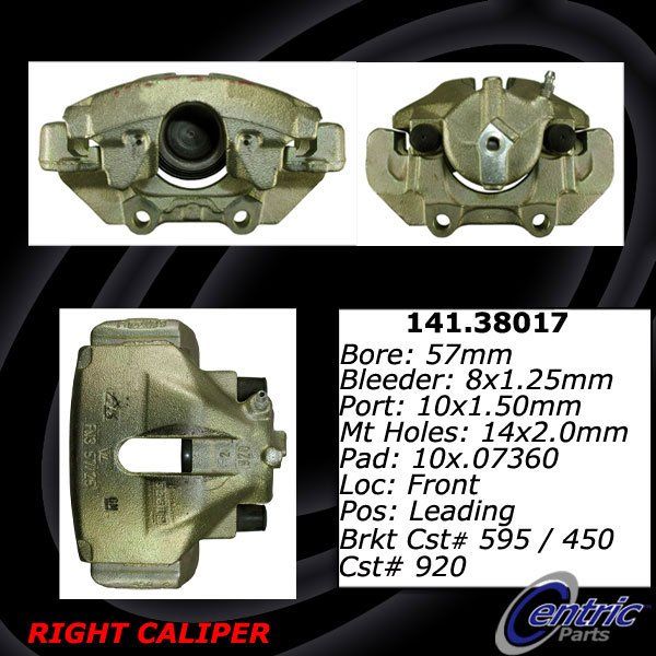 1999-2003 Saab 9-3 Disc Brake Caliper - Front Right (Centric)