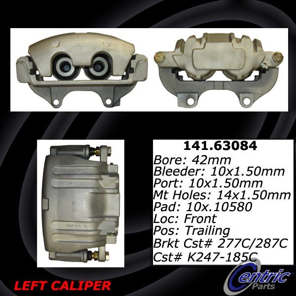 2012-2019 Chrysler 300 Disc Brake Caliper - Front Left (Centric)