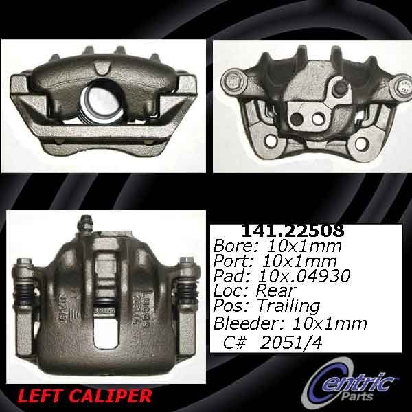1999-2004 Land Rover Discovery Disc Brake Caliper - Rear Left (Centric)