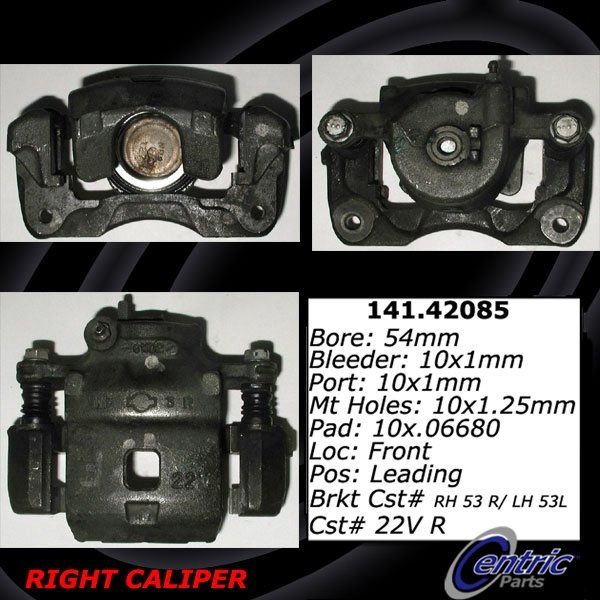 1995-1998 Nissan 200SX Disc Brake Caliper - Front Right (Centric)