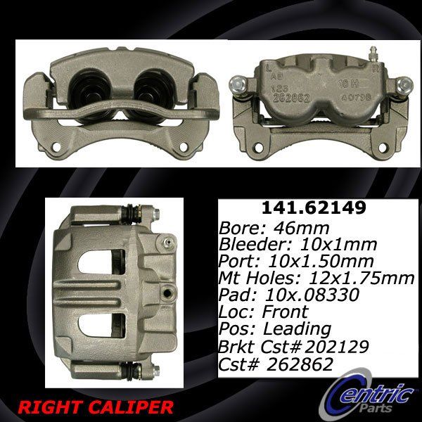 2005-2006 Chevrolet Equinox Disc Brake Caliper - Front Right (Centric)