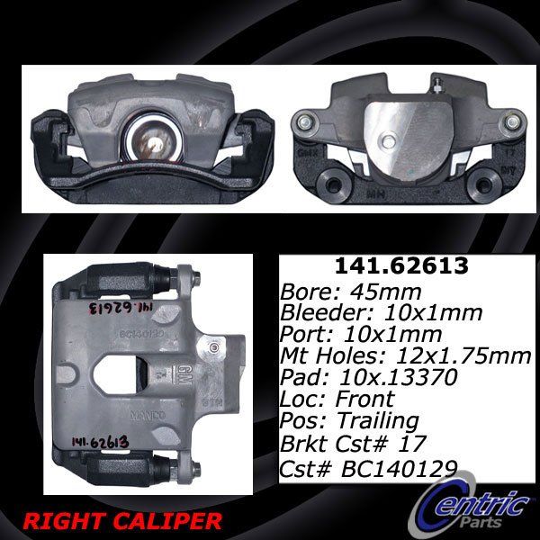 2010-2015 Chevrolet Camaro Disc Brake Caliper - Rear Left (Centric)