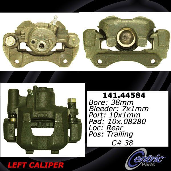 2001-2003 Toyota Highlander Disc Brake Caliper - Rear Left (Centric)