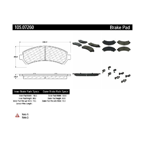 1997-2001 Oldsmobile Bravada Disc Brake Pad Set - Front (Centric)